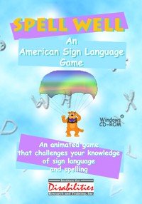 Cover of software box showing a dog suspended from a parachute in the sky.