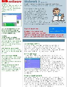 View of software on desktop with 3 different window panes. 