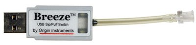 USB switch with sensor extending from rear.