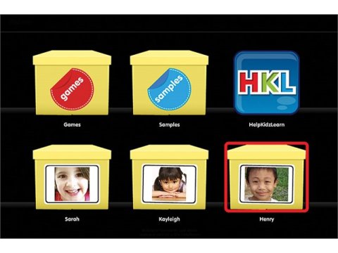 MyZone home screen, showing various menu icons with different images against a black background.