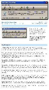 HandyBits Voice Mail toolbar and screen.