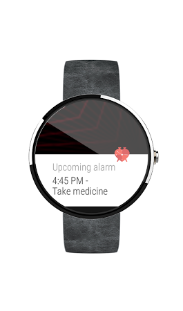 Tetra upcoming alarm on watch