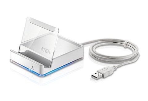 White square device with a USB attached.