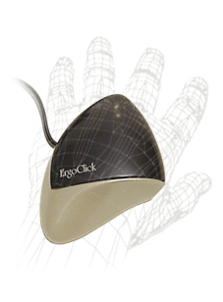 A diamond shaped, wired device.