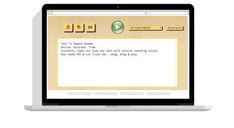 laptop with text input screen.