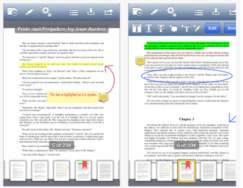Screenshot of document with toolbar shown along top of screen and editing markups all through the document.