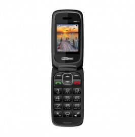 Flip phone with LCD screen and number/menu keys