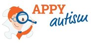 Home page of Appyautism website featuring a boy looking through a magnifying glass.