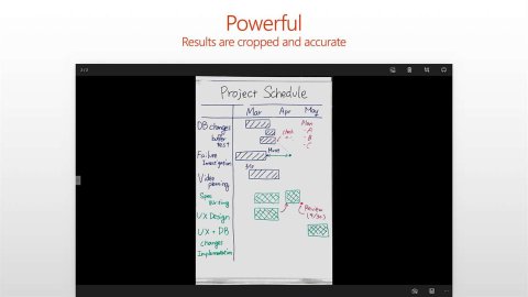 Screenshot of Cropped Whiteboard Scan