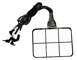 Pad with a grid of six squares attached to a cord with two connectors.