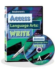 Software box with name of program and a pen, and a CD disk next to it.
