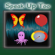 Green square with product name written across the top and images of a butterfly, balloon, octopus, and dial in a display screen in center.