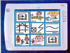 Screenshot of 9 images (3 across/3 down), with text beneath each image. Controls are at upper right of screen.
