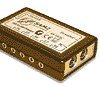 Rectangular box with 2 large ports on its short side, and 5 smaller ports on its longer side.
