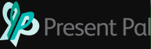 The Company name is printed in a simple text font and is preceded by an icon consisting of a turquoise-colored letter p that is laying on its side with a mirror image. Each of these p's have a white shadow.
