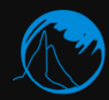 An icon is shown of two mountain peaks in the background with a shadow silhouette opposite them in the foreground, all inside a circle.
