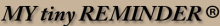 My tiny Reminder Logo