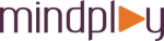 The word "mindplay", with the "a" depicted as a "play" button icon.