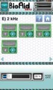 Screenshot of one of the settings options, with control bar along the bottom.