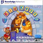 Software cover showing a colorful drawing of a dragon and a mouse blowing a trumpet while standing on a keyboard.