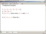 Screenshot of math problem showing enlarged text and math equations.