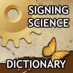 Square logo with large gear in upper left corner, a butterfly in lower left corner and the name of the app written on it.