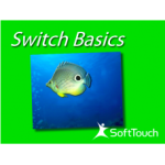 Program cover showing an image of a tropical fish inside a blue square of water superimposed over a light green background.