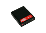 Rectangular switch box with a single button that would fit in a person's palm.