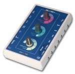 Small, rectangular device with side terminals and adjustment knobs.