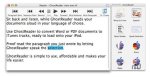A screenshot of GhostReader showing how it works on an Apple device.  