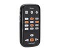 A black vertical, rectangular device similar looking to a small cell phone. There are 19 buttons on the device to control the various functions of the reader.