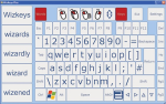 A virtual keyboard.