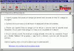 Software screen with various operating options.