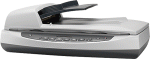 Scanjet flatbed with adf feeder, 16-character LCD and buttons including power, destination, scan document to, scan picture, edit text, filed documents etc.