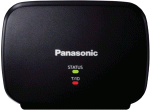 A rectangular black device with rounded edges and status and T/1D indicator lights.