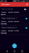 Tetra Alarm menu