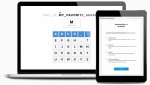 Scanning wizard on tablet and laptop.