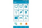 Application on the home screen where a user can control devices.