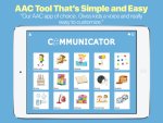 AAC board on a tablet.