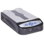 Rectangular device with document scanning platform and control buttons on the front.