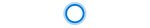 Microsoft Cortana logo: a blue, double-layered circle.