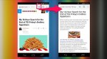 A screen shot of a smartphone being transformed into Read Mode.