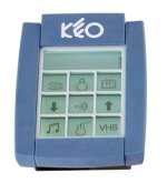 Handheld device with a key-guard overlaid over the led screen.