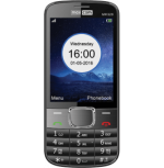 Cell phone with large screen display and number keys on lower third of device
