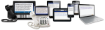 Hamilton CapTel captioning service on the devices it supports.