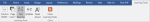 Microsoft Word menu bar open to the Learning Tools tab.