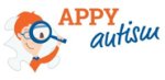 Home page of Appyautism website featuring a boy looking through a magnifying glass.