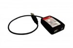 Small rectangular device with cable and USB plug.