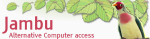 Jambu alternative computer access logo.