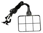 Pad with a grid of six squares attached to a cord with two connectors.